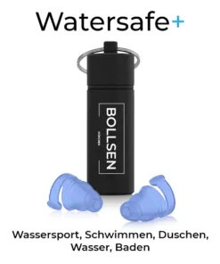 BOLLSEN Gehörschutz Watersafe+ - Wassersport, Schwimmen, Duschen, Wasser, Baden